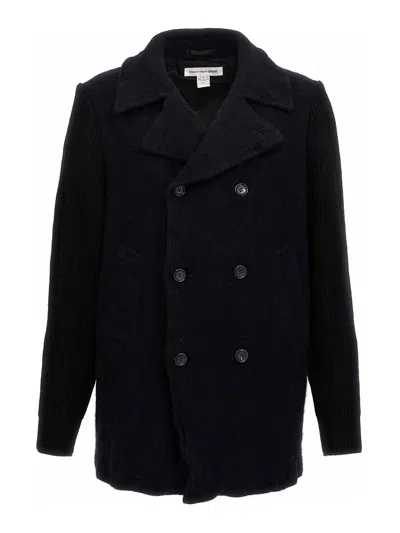 COMME DES GARÇONS DOUBLE-BREASTED WOOL COAT