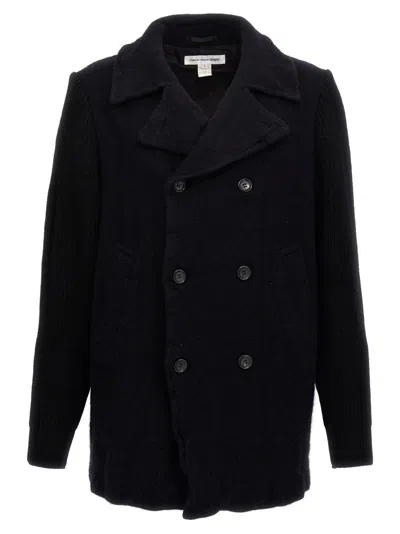 COMME DES GARÇONS DOUBLE-BREASTED WOOL COAT
