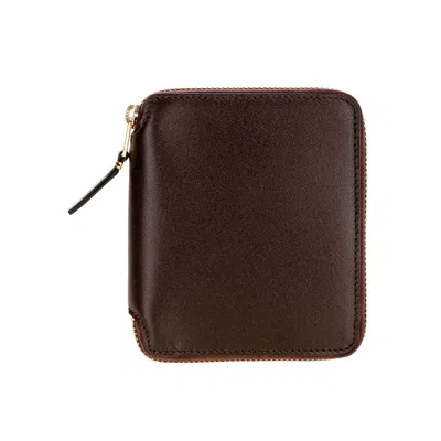 Comme Des Garçons Double-folded Card Holder In Black