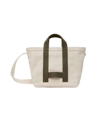 Comme Des Garçons Double Handle Tote Bag In Nude