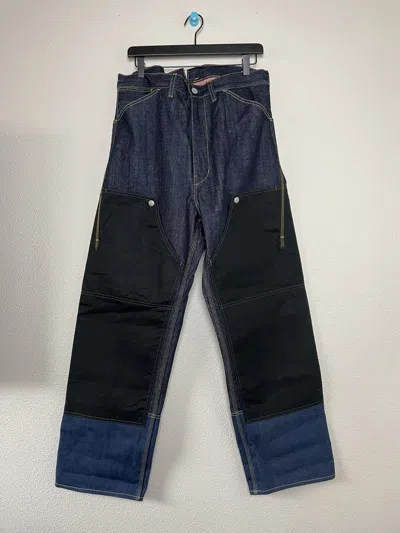 Pre-owned Comme Des Garçons Double Knee Denim In Multi