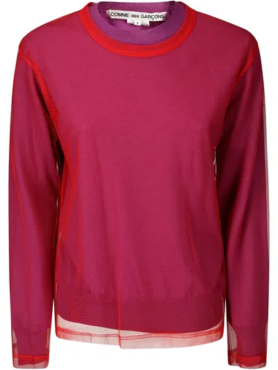 COMME DES GARÇONS DOUBLE-LAYERED TOP