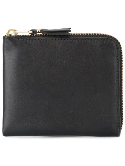 Comme Des Garçons Double-sided Zipper Classic Wallet Accessories In Black