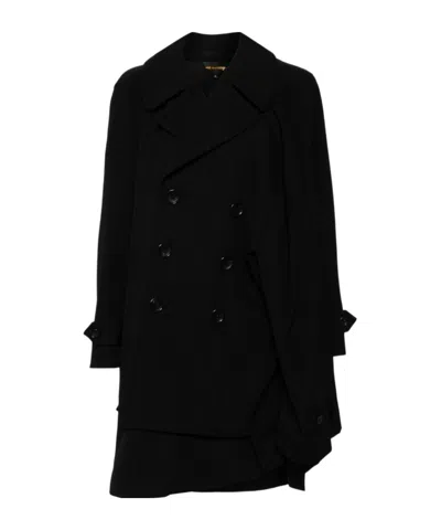COMME DES GARÇONS COMME DES GARÇONS DOUBLE-BREASTED GABARDINE JACKET