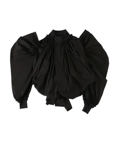 Comme Des Garçons Draped Blouse