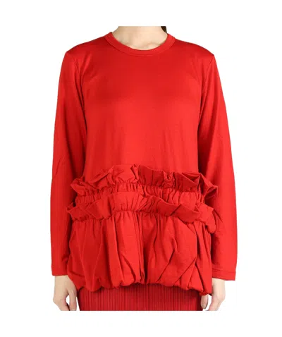 Comme Des Garçons Draped Blouse