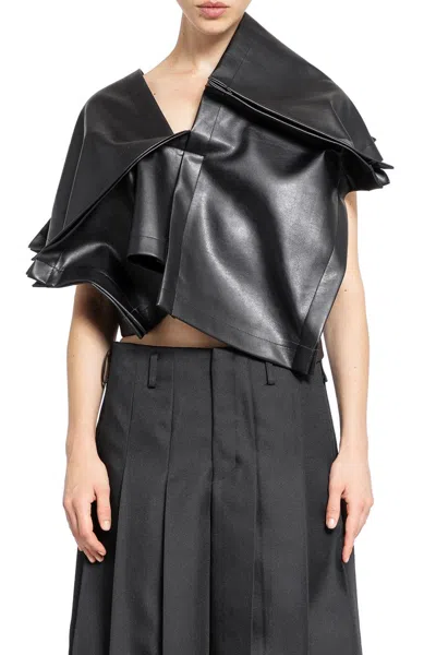 Comme Des Garçons Woman Black Tops