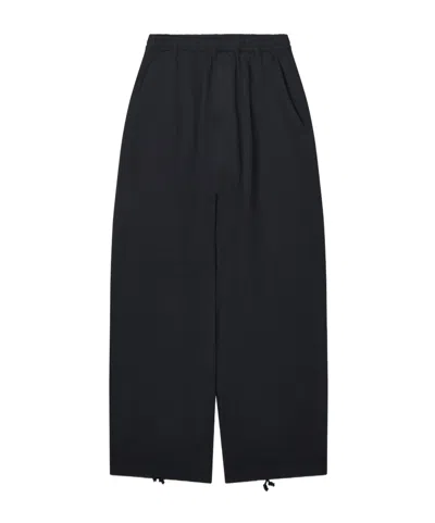 Comme Des Garçons Drawstring Trousers In Black
