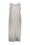 Comme Des Garçons Lace Dress In White