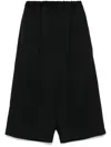 Comme Des Garçons Drop-crotch Trousers In Black
