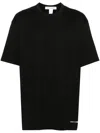 Comme Des Garçons T-shirt Mit Tiefen Schultern In Schwarz