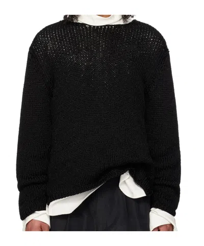 Comme Des Garçons Droptail Sweater In Black