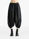 Comme Des Garçons Elastic-waist Balloon Trousers In Black