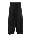 Comme Des Garçons Elastic Waist Casual Pants In Black