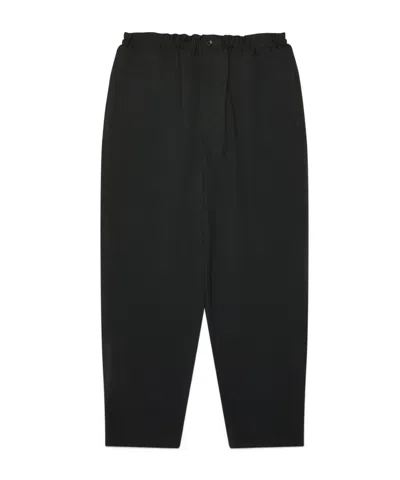 Comme Des Garçons Elastic Waist Casual Pants In Black
