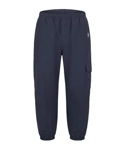 Comme Des Garçons Elastic Waist Casual Pants In Blue