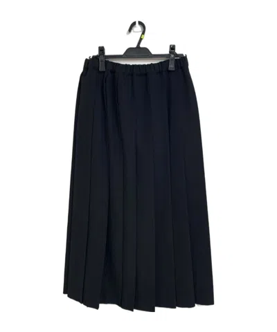Comme Des Garçons Elastic Waist Skirt In Black