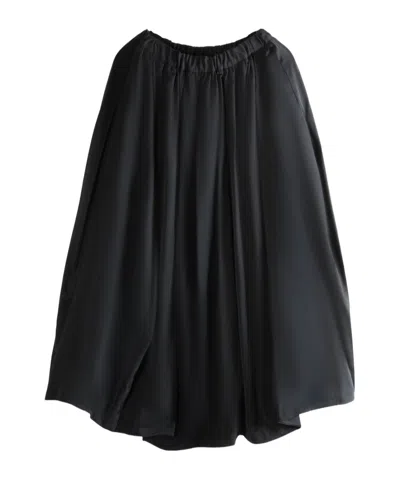 Comme Des Garçons Elastic Waist Skirt In Black
