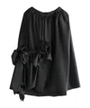 Comme Des Garçons Elastic Waist Skirt. In Black