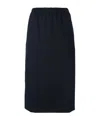 Comme Des Garçons Elastic Waist Skirt In Black