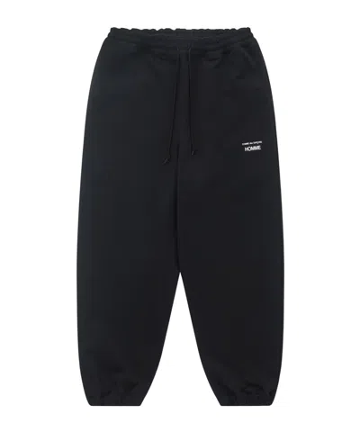 Comme Des Garçons Elastic Waist Sweatpants In Black