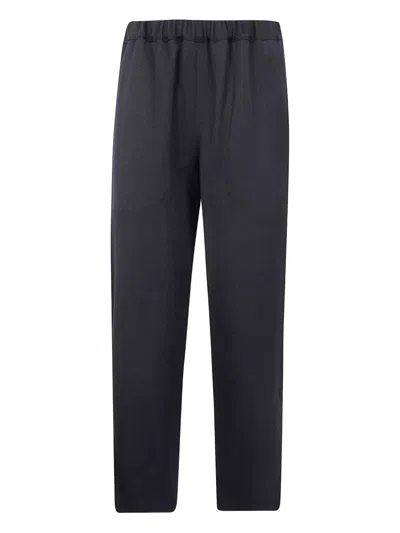 COMME DES GARÇONS ELASTIC-WAIST WOOL TROUSERS