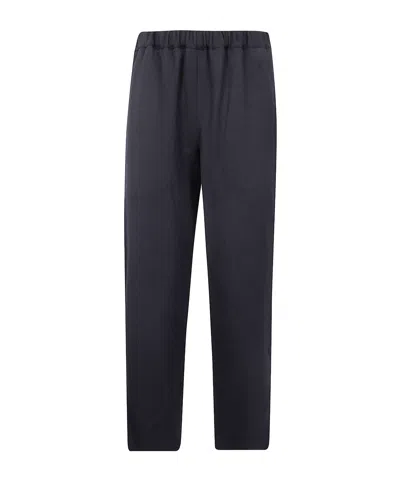 COMME DES GARÇONS ELASTIC-WAIST WOOL TROUSERS