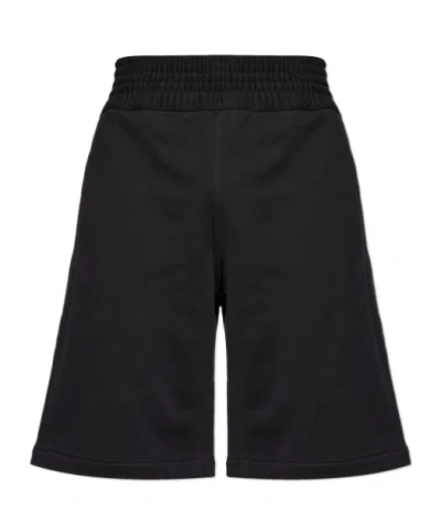 Comme Des Garçons Elastic-waistband Pocket Shorts In Black