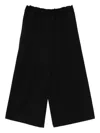 Comme Des Garçons Elasticated Trousers In Black