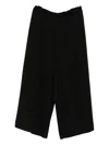 Comme Des Garçons Elasticated Trousers In Black