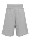 Comme Des Garçons Elasticated-waist Shorts In Gray