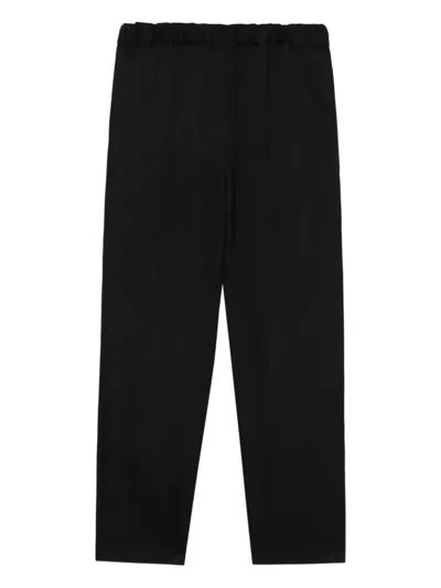 Comme Des Garçons Elasticated-waist Trousers In Black