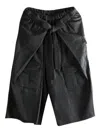 Comme Des Garçons Elasticated-waist Trousers In Animal Print