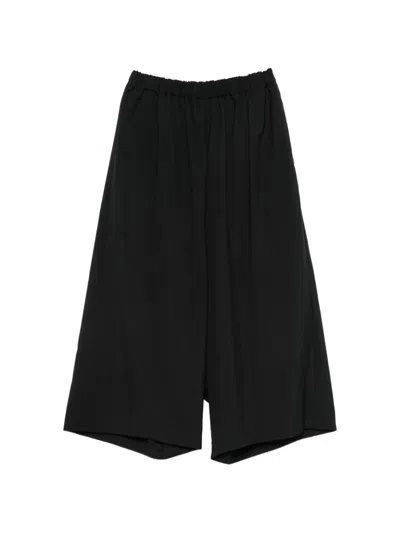 Comme Des Garçons Comme Des Garcons Elasticated Waistband Trousers In Black