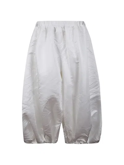 Comme Des Garçons Elasticated-waist Balloon Trousers In Neutral
