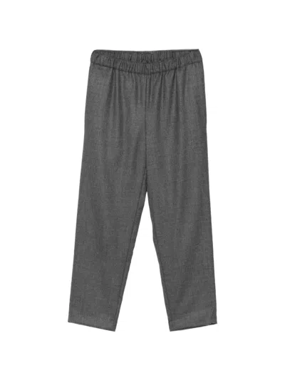 Comme Des Garçons Elasticated-waist Trousers In Gray