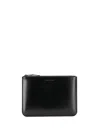 Comme Des Garçons Embossed Logo Wallet In Black