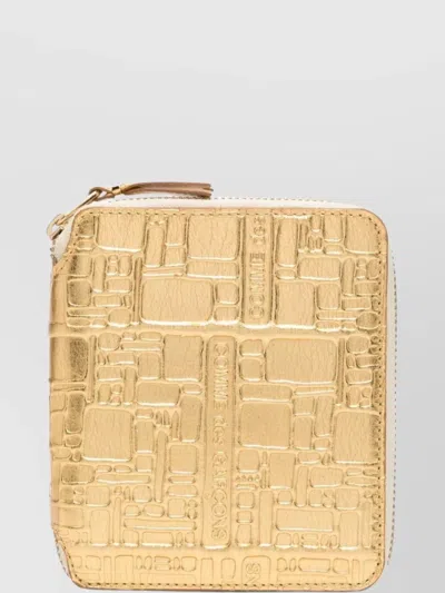 Comme Des Garçons Embossed Logotype Design Wallet