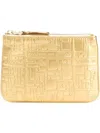 Comme Des Garçons "embossed Logotype" Pouch Accessories