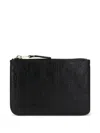Comme Des Garçons "embossed Logotype" Pouch Accessories