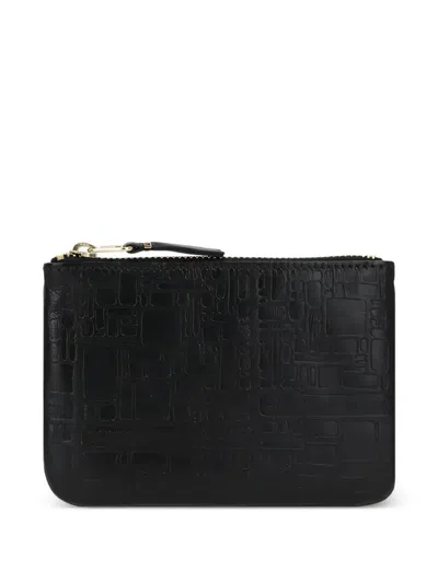 Comme Des Garçons "embossed Logotype" Pouch Accessories