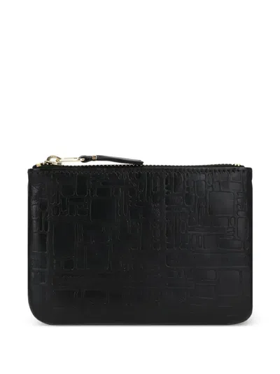 Comme Des Garçons "embossed Logotype" Pouch Accessories