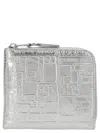 Comme Des Garçons 'embossed Logotype' Wallet In Neutral
