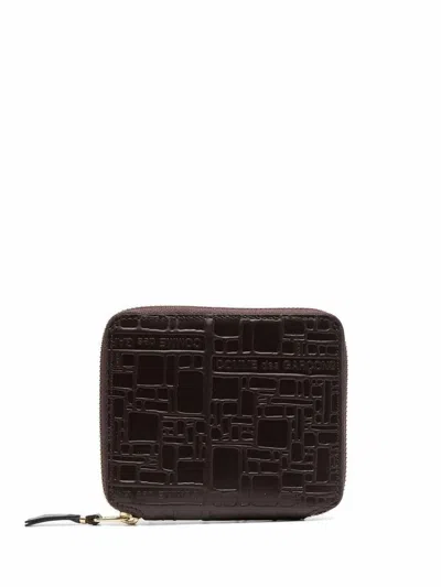 Comme Des Garçons "embossed Logotype" Wallet Accessories