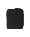 Comme Des Garçons Compact Zipped Wallet Wallets Black In Black