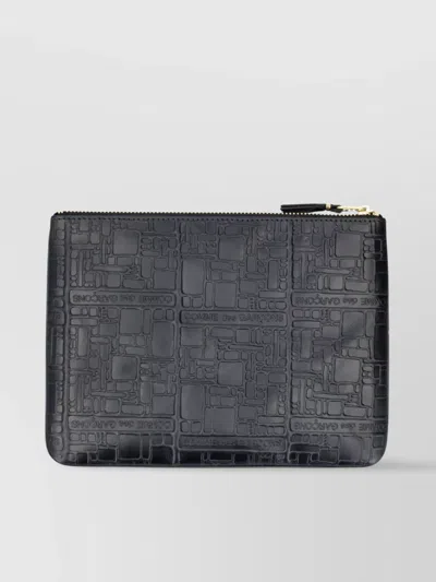 Comme Des Garçons Embossed Rectangular Clutch Bag