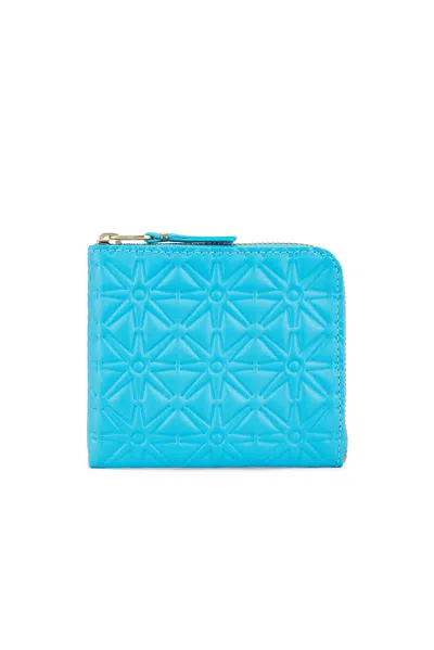 Comme Des Garçons Embossed Zip Wallet
