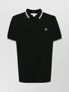 Comme Des Garçons Fred Perry Strong Will Polo Shirt In Grey