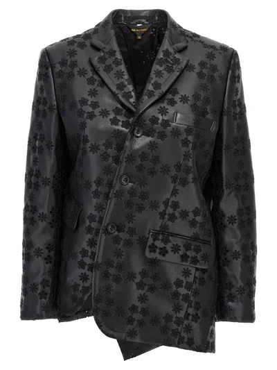 COMME DES GARÇONS COMME DES GARÇONS EMBROIDERY SINGLE-BREASTED BLAZER