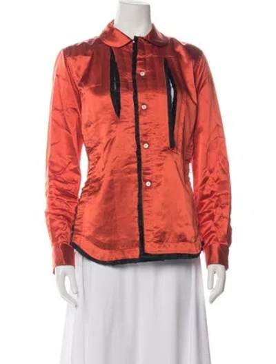 Pre-owned Comme Des Garçons Evening Jacket In Orange